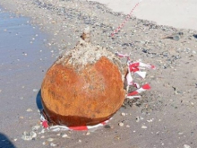 На побережье Одесской области продолжает выносить морские мины