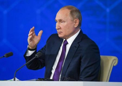 Путин: с 2014 года Россия живёт с оглядкой на происходящее на Украине