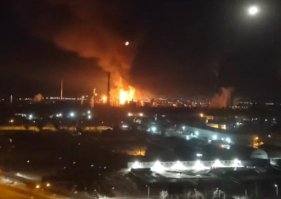Украинский беспилотник атаковал нефтеперерабатывающий завод в Самаре