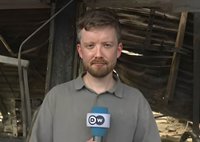 Репортёр Deutsche Welle незаконно проник в Курскую область вместе с ВСУ