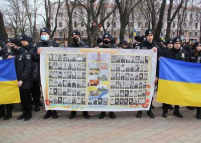 Картинку «Марша Единства» в Одессе сделали курсанты