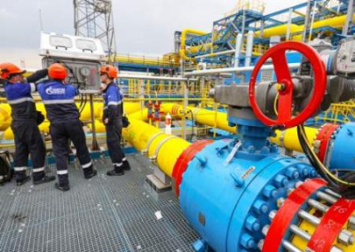 Россия начала через Украину закачку газа в подземные хранилища Европы