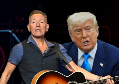 Одна сцена, два шоумена. Трамп демонстративно ссорится с рок-звездой Брюсом Спрингстином