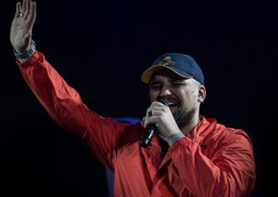Российский рэпер Баста спокойно даёт концерты в Киеве, несмотря на протесты националистов