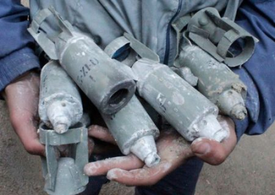 Турки поставляют украинским нацистам кассетные боеприпасы