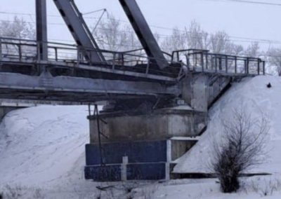 Украинские диверсанты подорвали бомбу на железнодорожном мосту в Самарской области