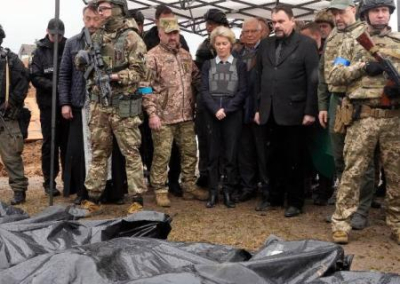 Удар по Краматорску нанесён к приезду первых лиц ЕС. Мешки с трупами дождались их в Буче