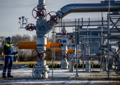 Цена газа в Европе превысила $590 за 1 тыс. куб. м впервые с 2023 года