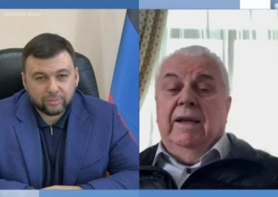 Кравчук и Пушилин пообщались в эфире российского телеканала