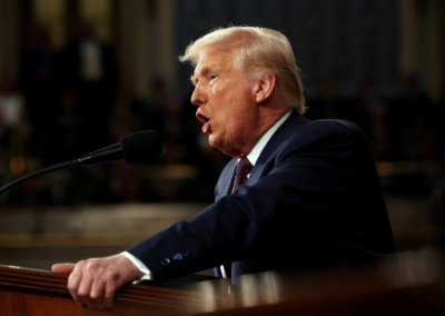 Американцы оценили выступление Трампа в Конгрессе, как вдохновляющее и скорее объединяющее