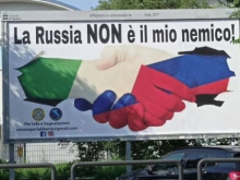 Общественники Италии намерены завесить страну плакатами «Россия не хочет нападать на Европу»
