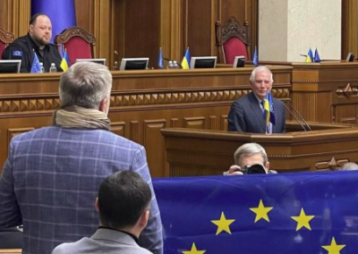 Борреля спрятали в киевском бомбоубежище