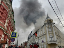 В Туле горит госпиталь для военных