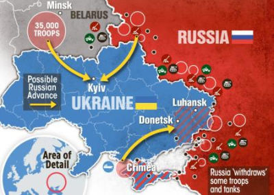 Британское издание The Sun изменило статью о времени «вторжения» России на Украину