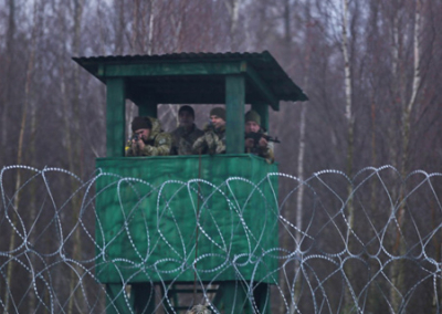 Украина отгораживается от Белоруссии забором