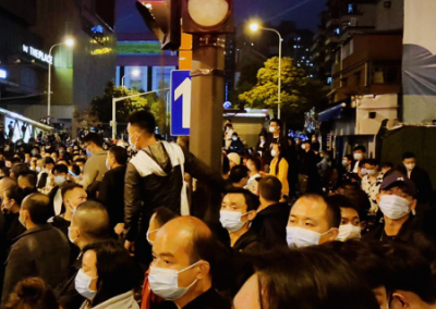 В Китае продолжаются  протесты против коронавирусных ограничений