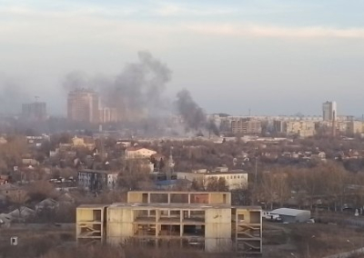 Донецк в огне. Нацисты накрывают город «Градами»