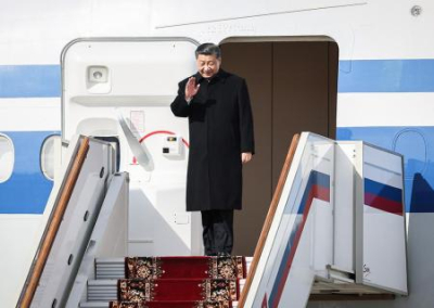 Си Цзиньпин уже в России