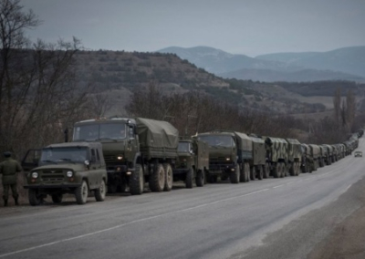 Некоторые приграничные дороги Крыма и Керченская акватория Азовского моря переданы военным