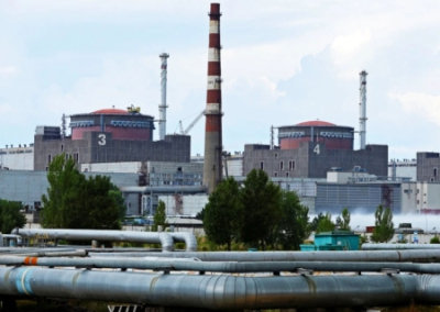 Запорожская АЭС вновь подверглась часовому артобстрелу