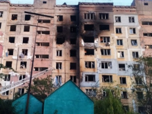 В результате обстрела Алчевска в ЛНР один человек погиб, 19 получили ранения