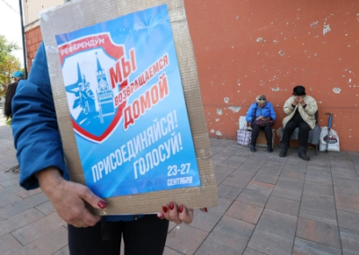 Большинство населения Донбасса, Запорожской и Херсонской областей выбрали присоединение к России