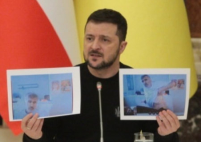 В Грузии удивлены, что глава воюющего государства Зеленский нашёл время на Саакашвили