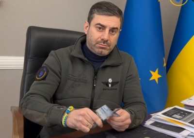 Лубинец демонстративно порезал на куски членский билет Европейского института омбудсмена
