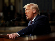 Американцы оценили выступление Трампа в Конгрессе, как вдохновляющее и скорее объединяющее