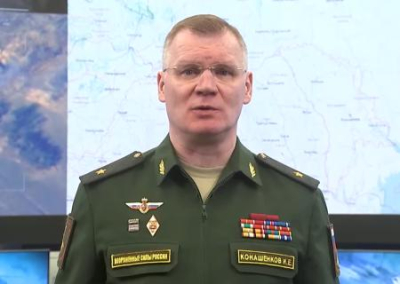 Сводка Минобороны России за 9 апреля. Уничтожен склад боеприпасов. Поражено 85 военных объектов